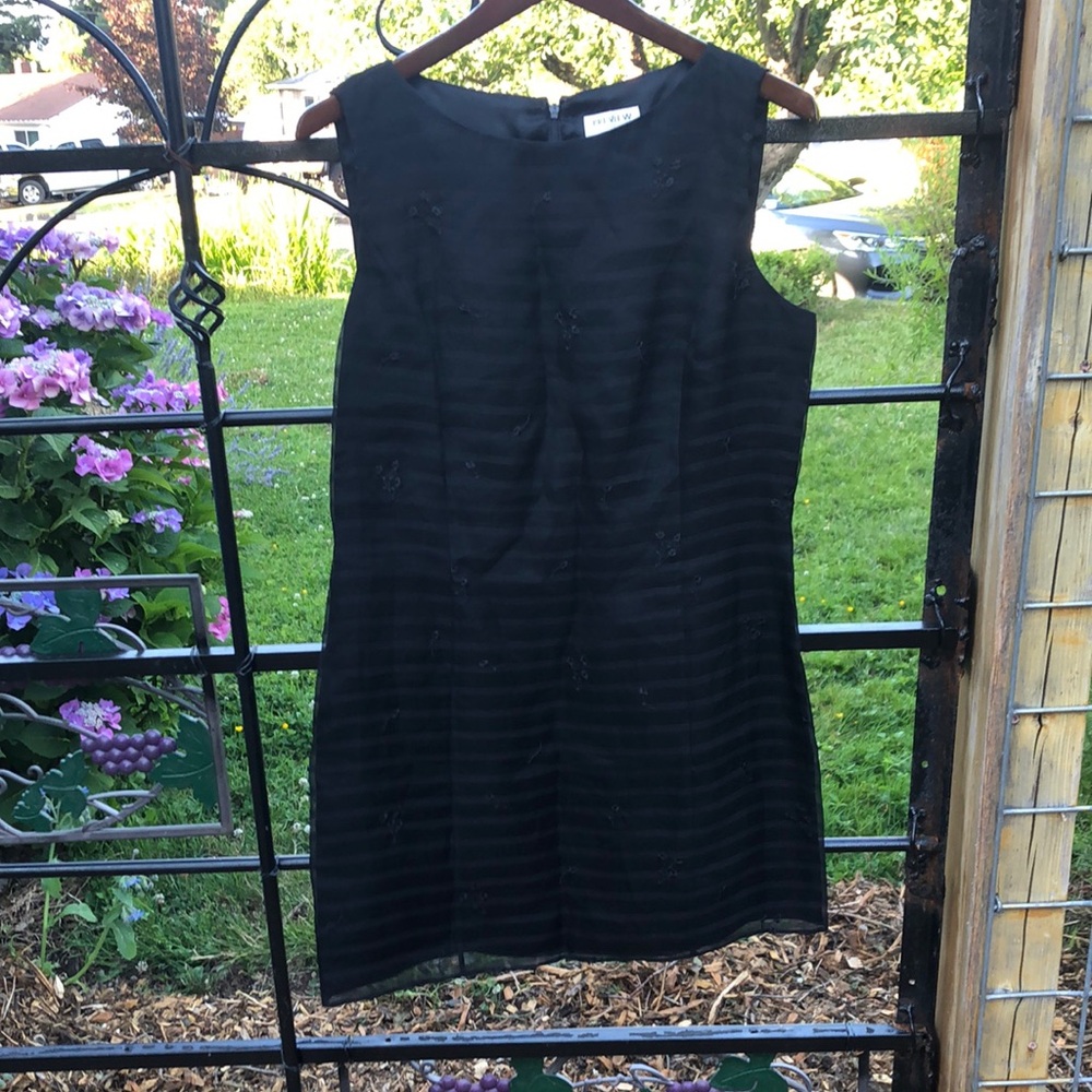 Preview black silk little black dress size 12